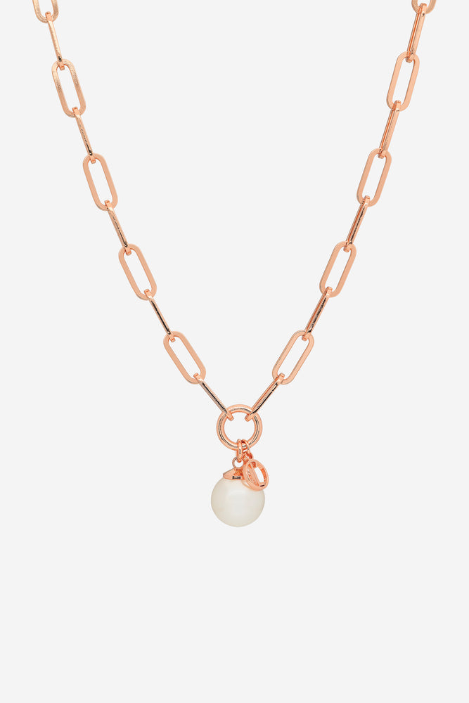 Hayley Rose Gold Pearl Nlace