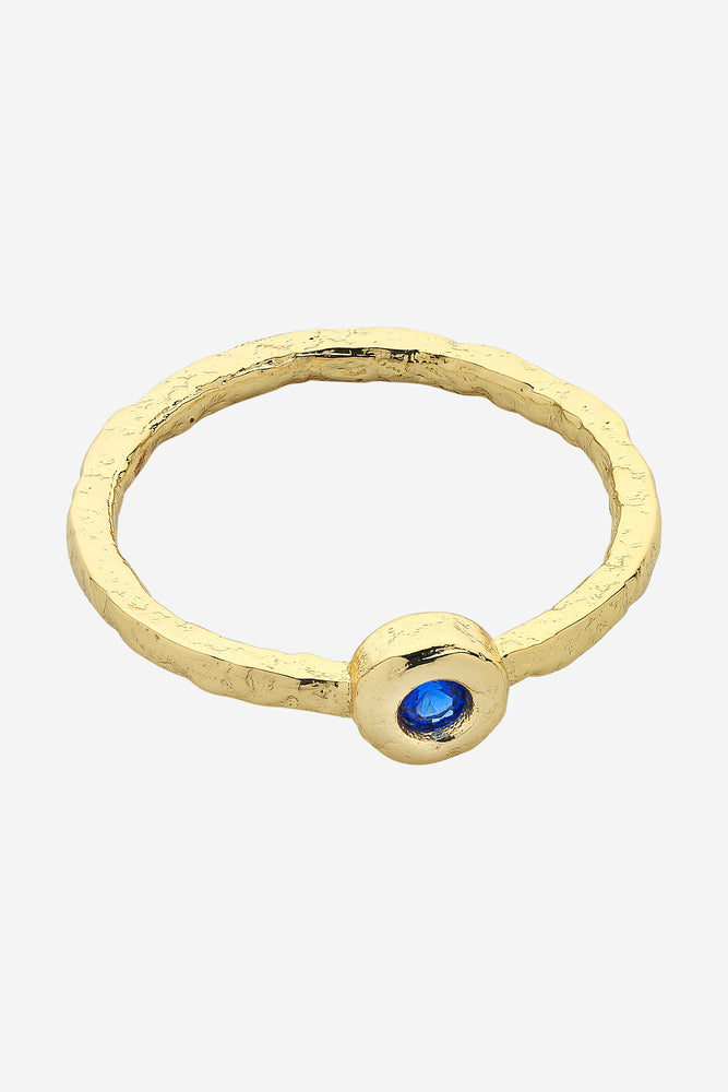 Betsy Gold Azure Ring