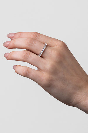 Dolce Vita Rhodium Cz Ring