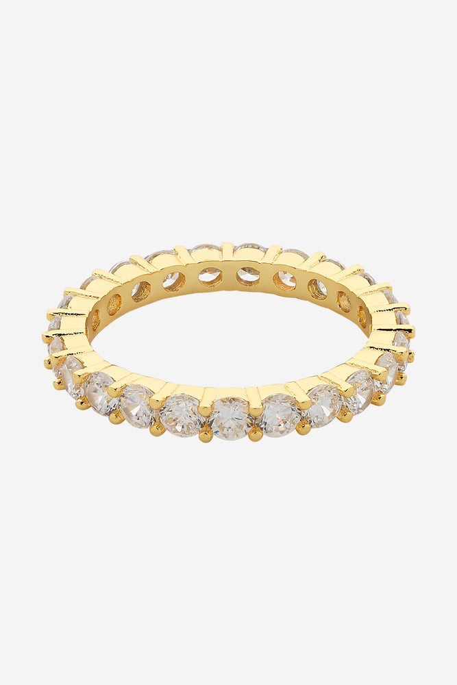 Dolce Vita Soft Gold Cz Ring