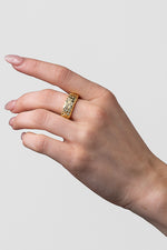 Martha Gold Textured Ring