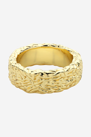 Martha Gold Textured Ring