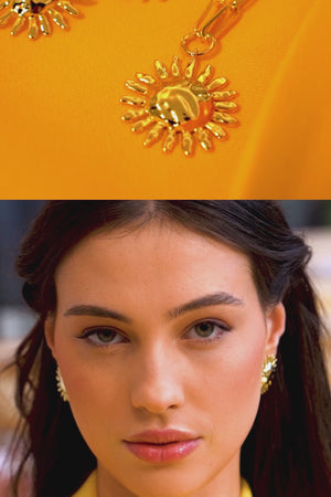 
            
                Load and play video in Gallery viewer, Summer Gold Sun Earring
            
        